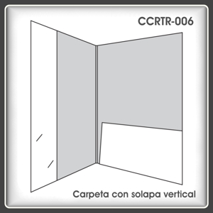 carpeta solapa vertical